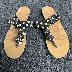 Blowfish‎ Malibu Daisy Slide On Sandal Thongs Womens Size 9 Summer Shoes